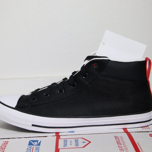 Converse Black Chuck Taylor All Star STREET MIDS - Picture 6 of 7